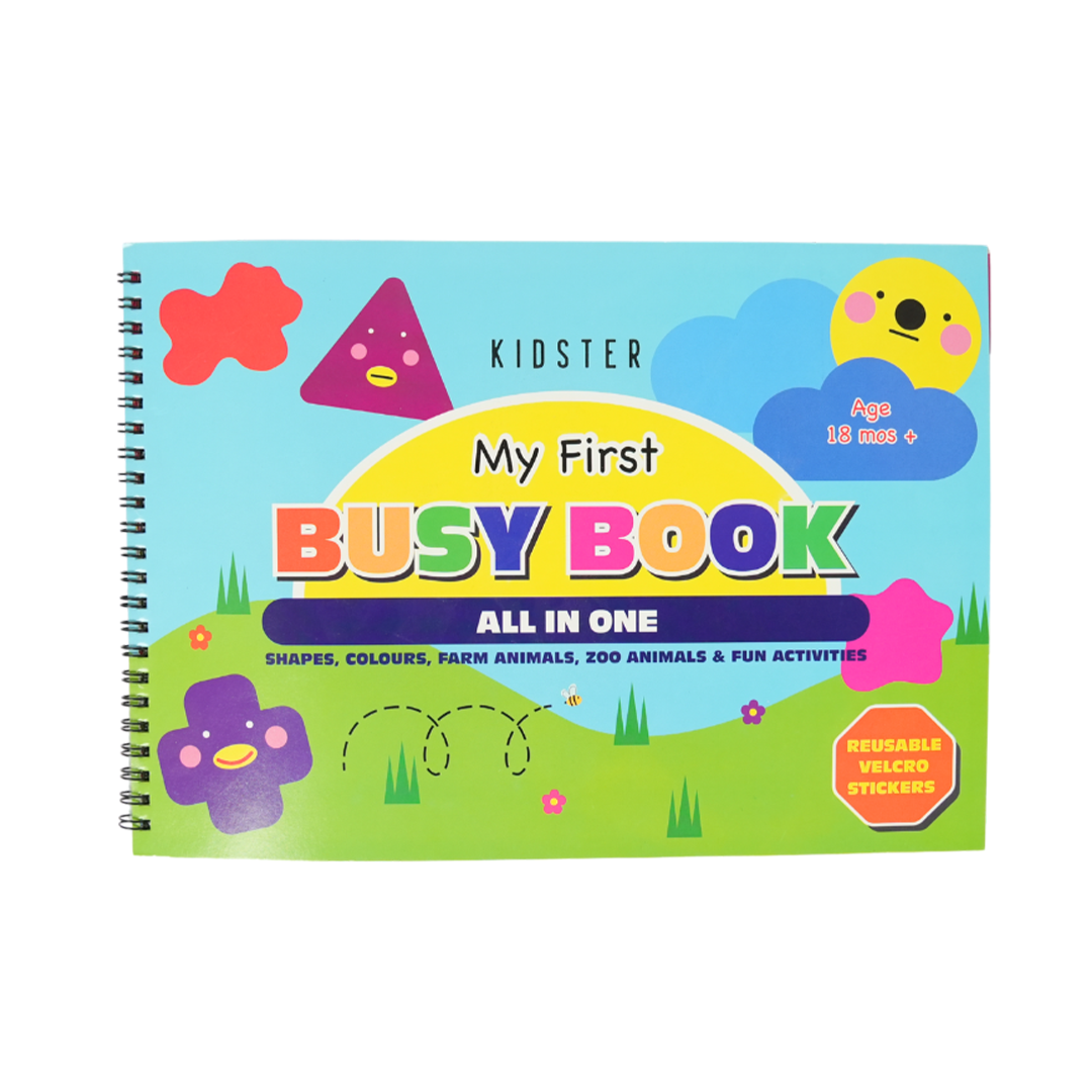 My First Busy Book, All in One, for Ages 2+