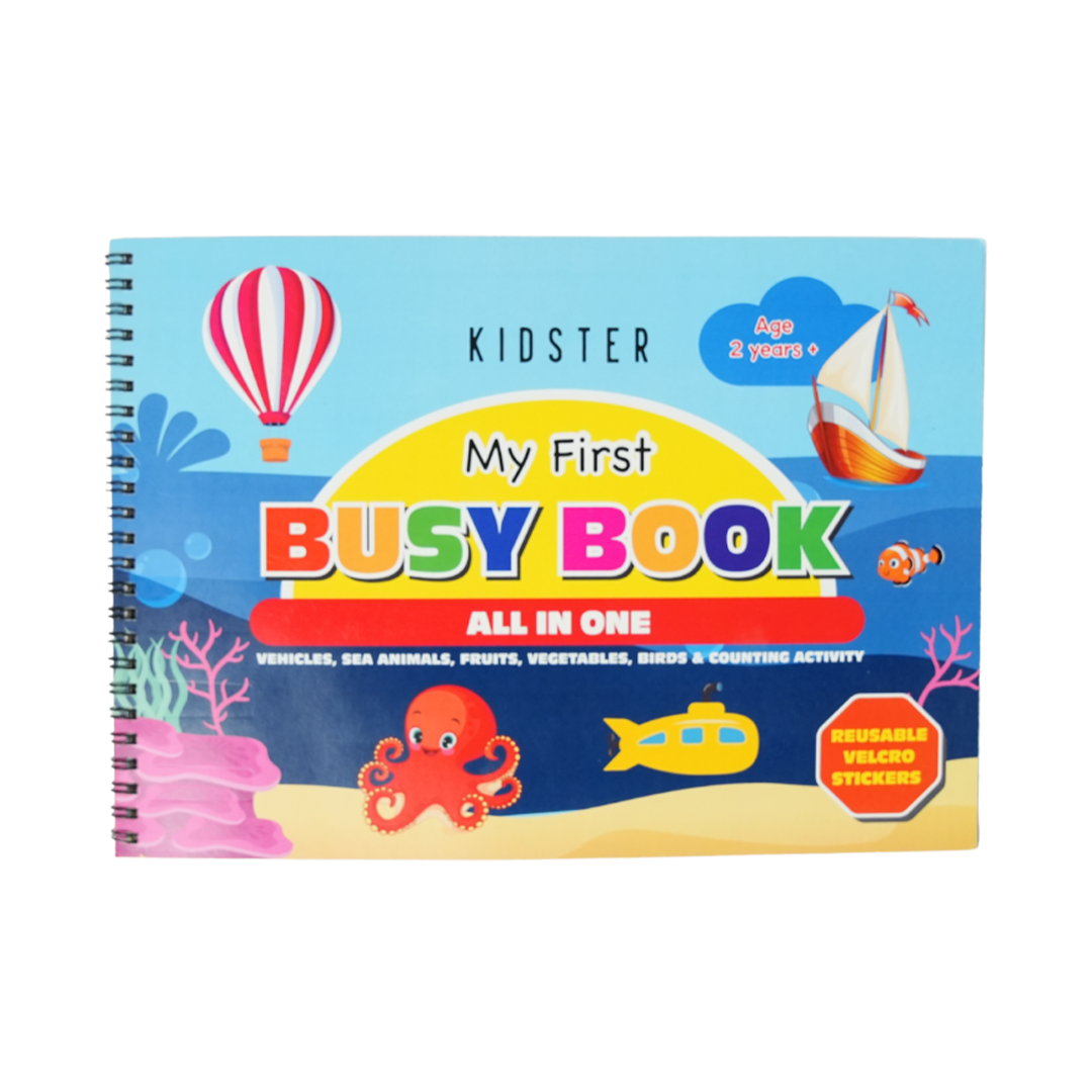 Vehicles, Fruits, Vegetables, Sea-animals, Birds and Counting Activity