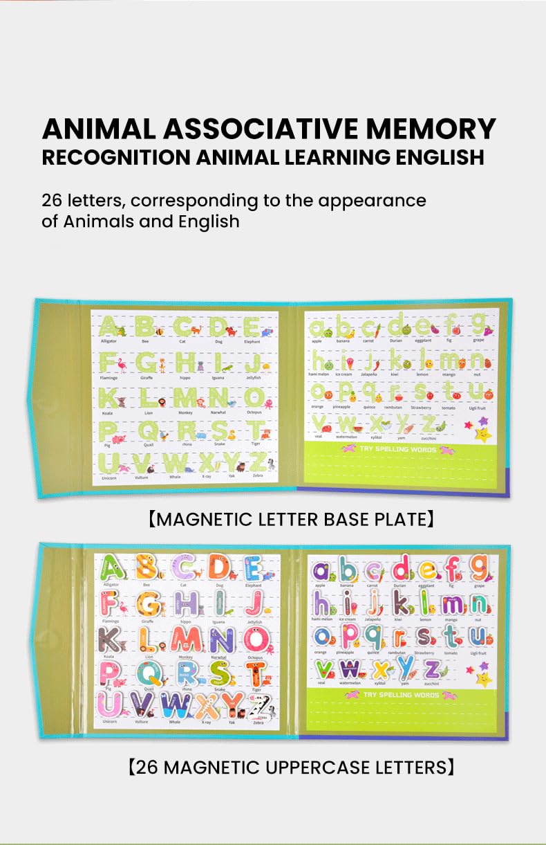 ABC Magnetic book for Kids (18 months+)