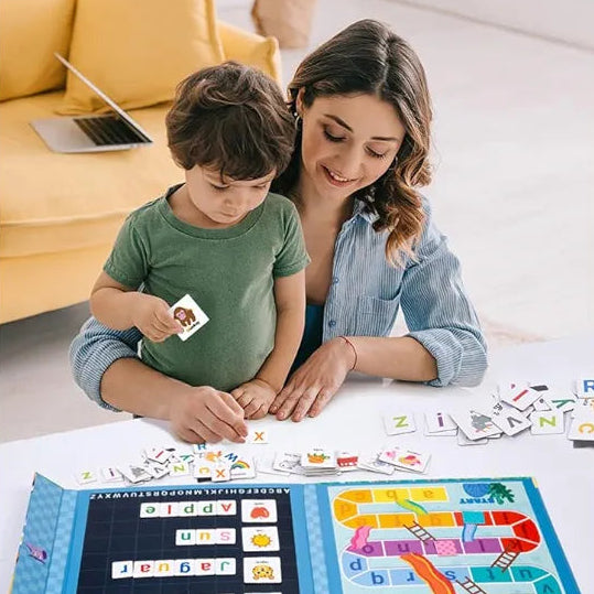 Magnetic Alphabet Book for Kids | Spelling, Phonics & Word Games | Educational Toy for Toddlers | Montessori Learning Tool | Ages 3+ 