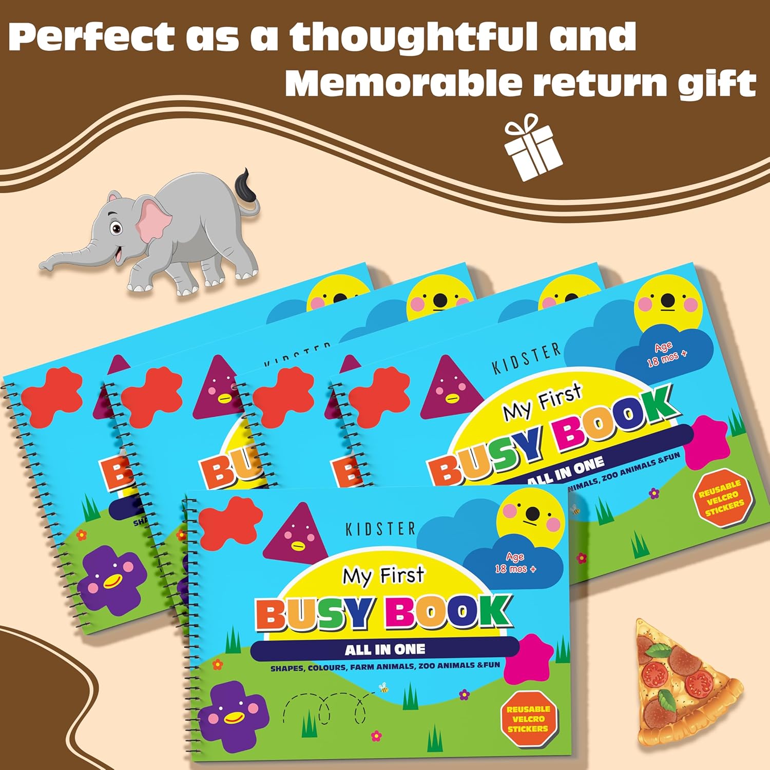 My First Busy Book, All in One, for Ages 2+