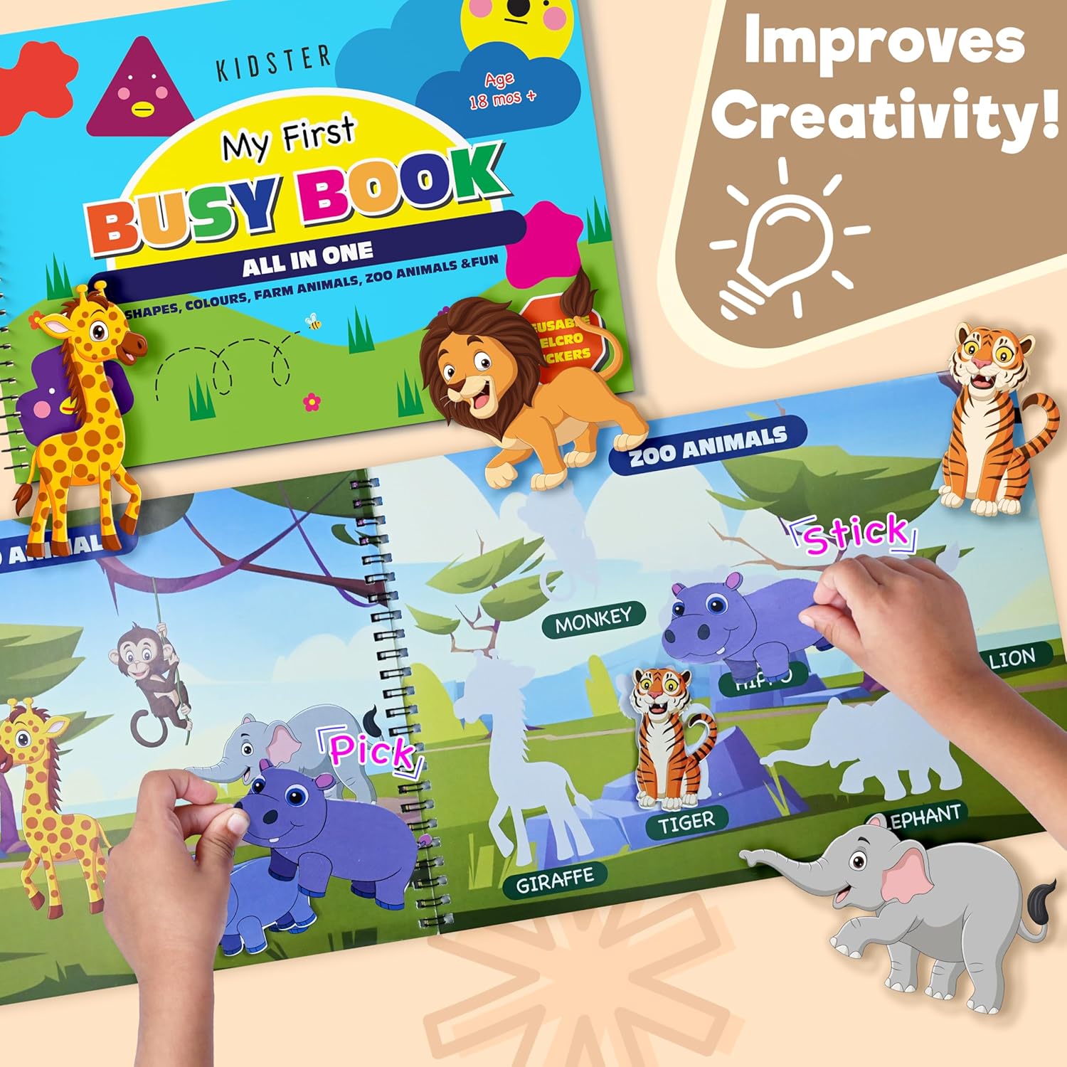 My First Busy Book, All in One, for Ages 2+