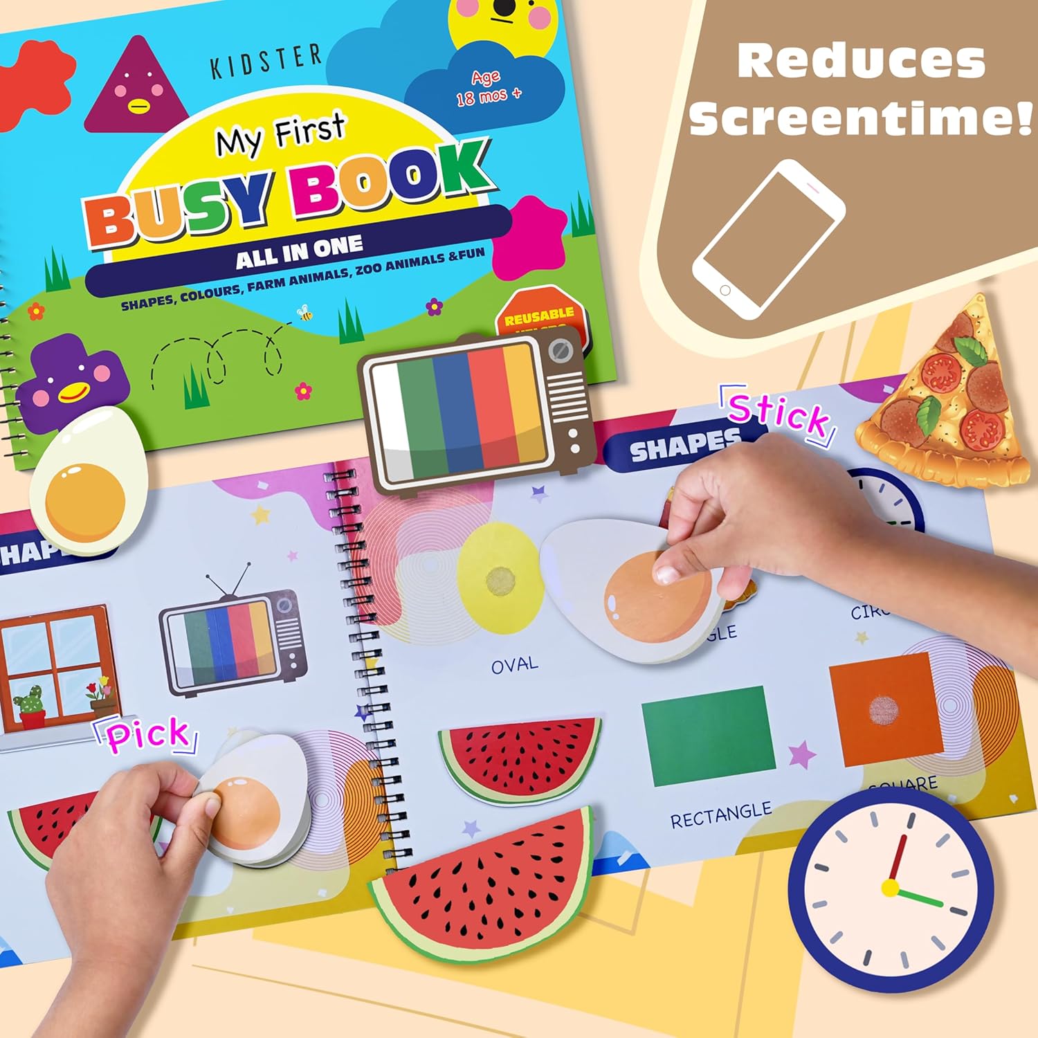 My First Busy Book, All in One, for Ages 2+