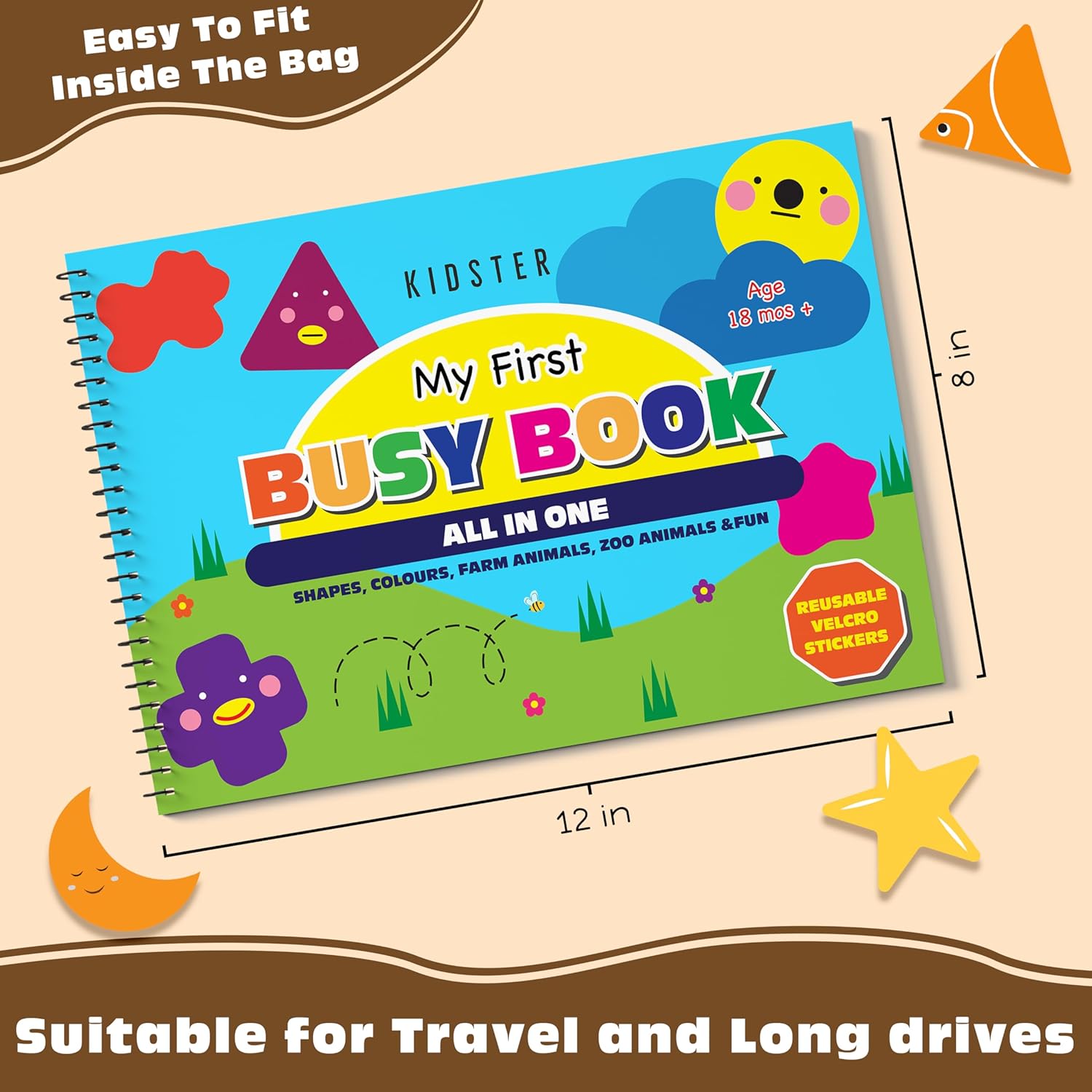 My First Busy Book, All in One, for Ages 2+