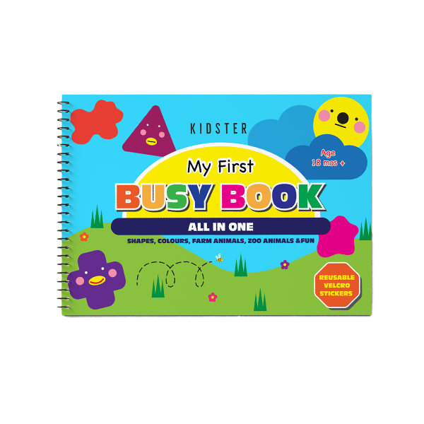 My First Busy Book, All in One, for Ages 2+
