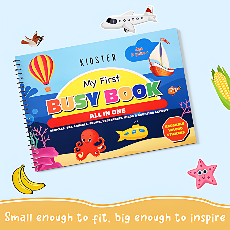 Vehicles, Fruits, Vegetables, Sea-animals, Birds and Counting Activity