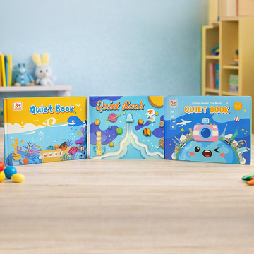 Little Explorer Quiet Book Trio
